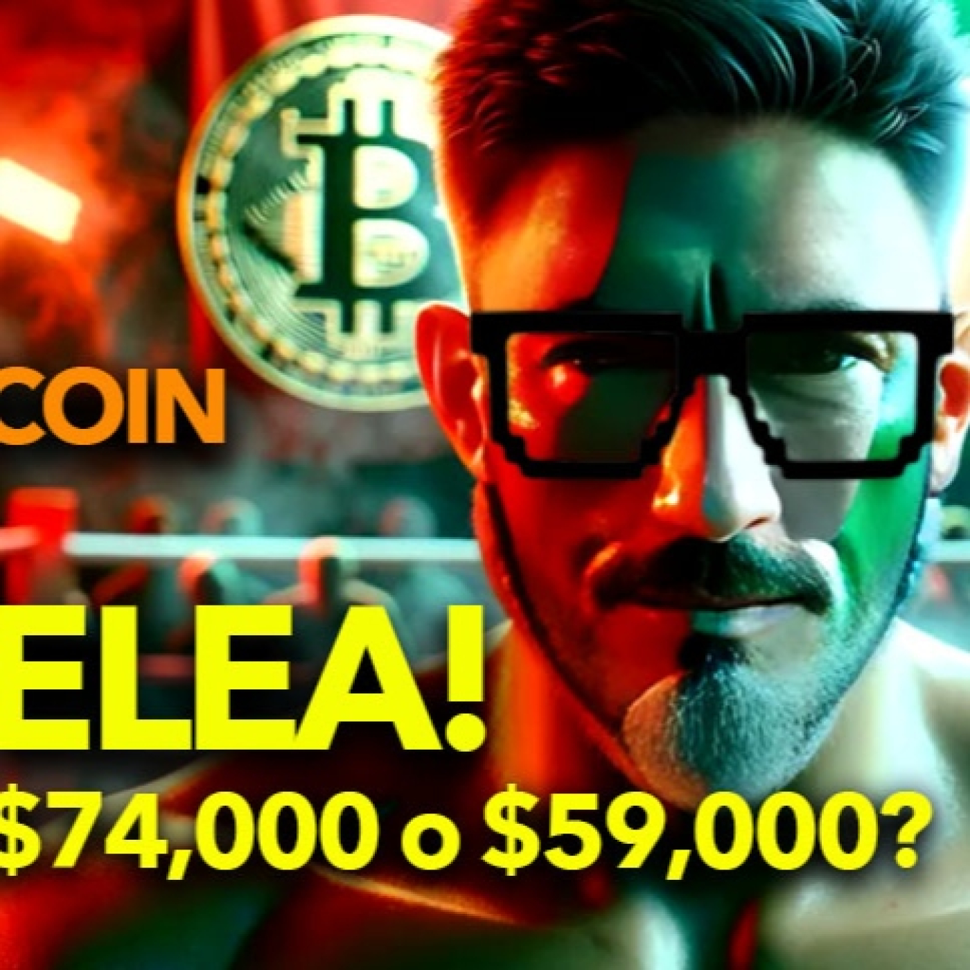 BITCOIN ¡LA GRAN PELEA! ¿$74,000 o $59,000?