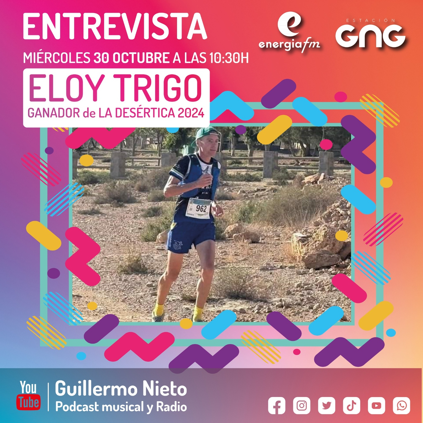 Entrevistamos a Eloy Trigo - Ganador de La Desértica 2024 episode artwork