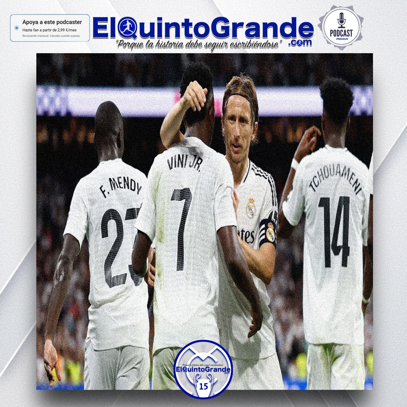 Repaso Inició de Temporada Del Real Madrid @ElQuintoGrande 12×15 – Episodio exclusivo para mecenas