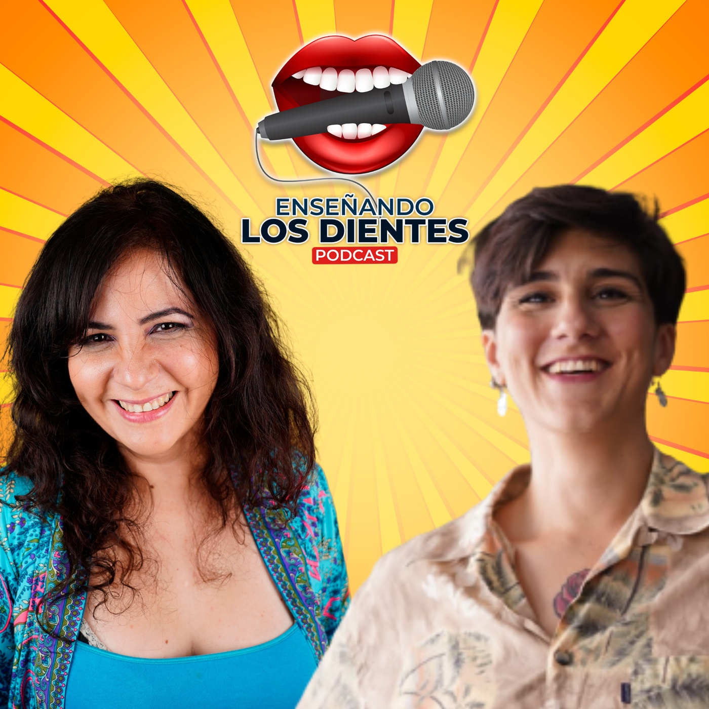Enseñando los dientes