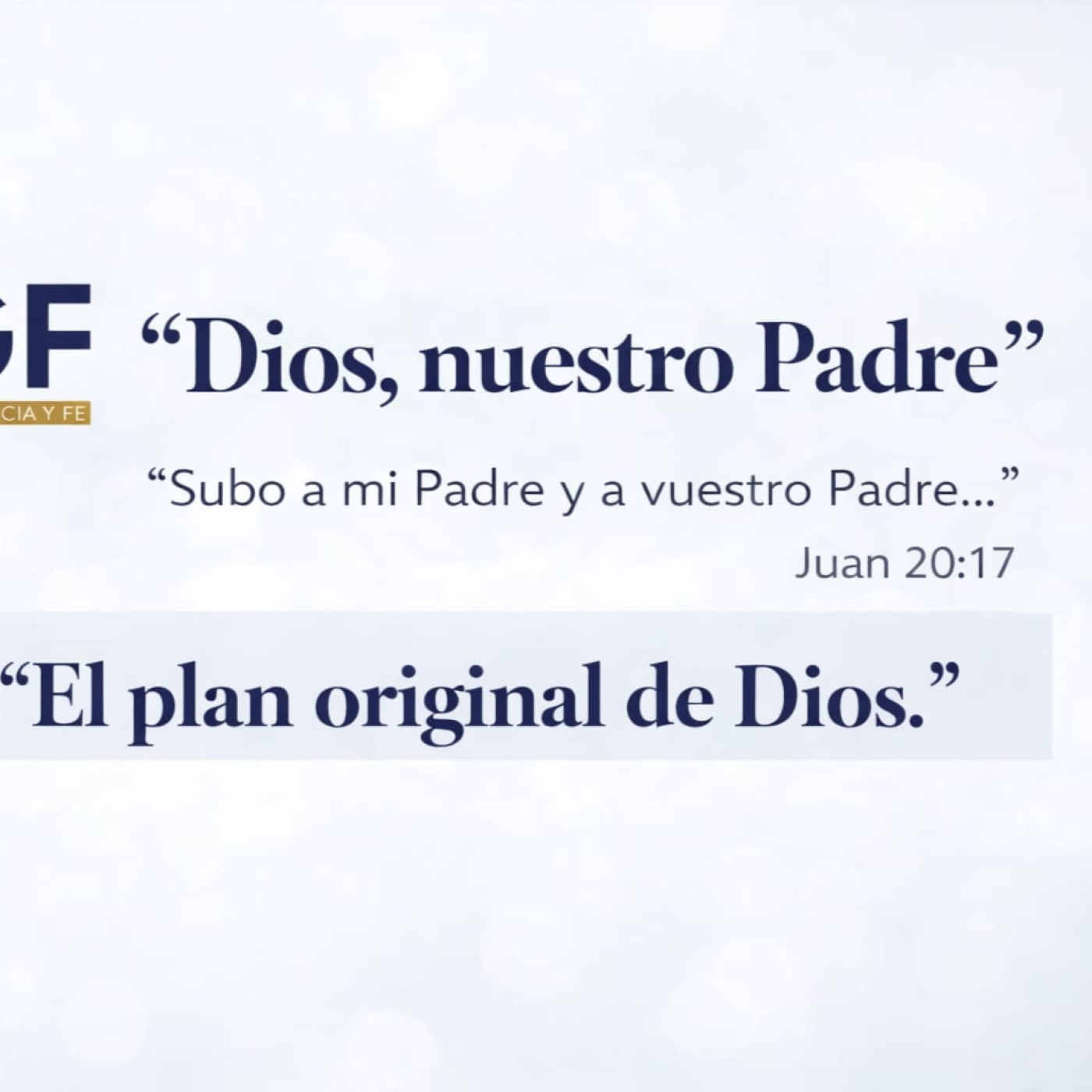 El plan original de Dios (Dios, nuestro Padre 2) - Pastor Kenneth Solà episode artwork