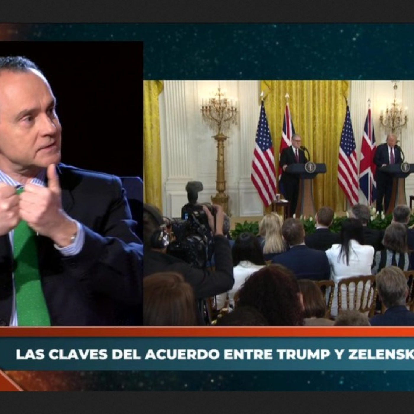 Horizonte: Mesa geopolítica · Acuerdo Trump y Zelenski · Oleada de violencia en Siria