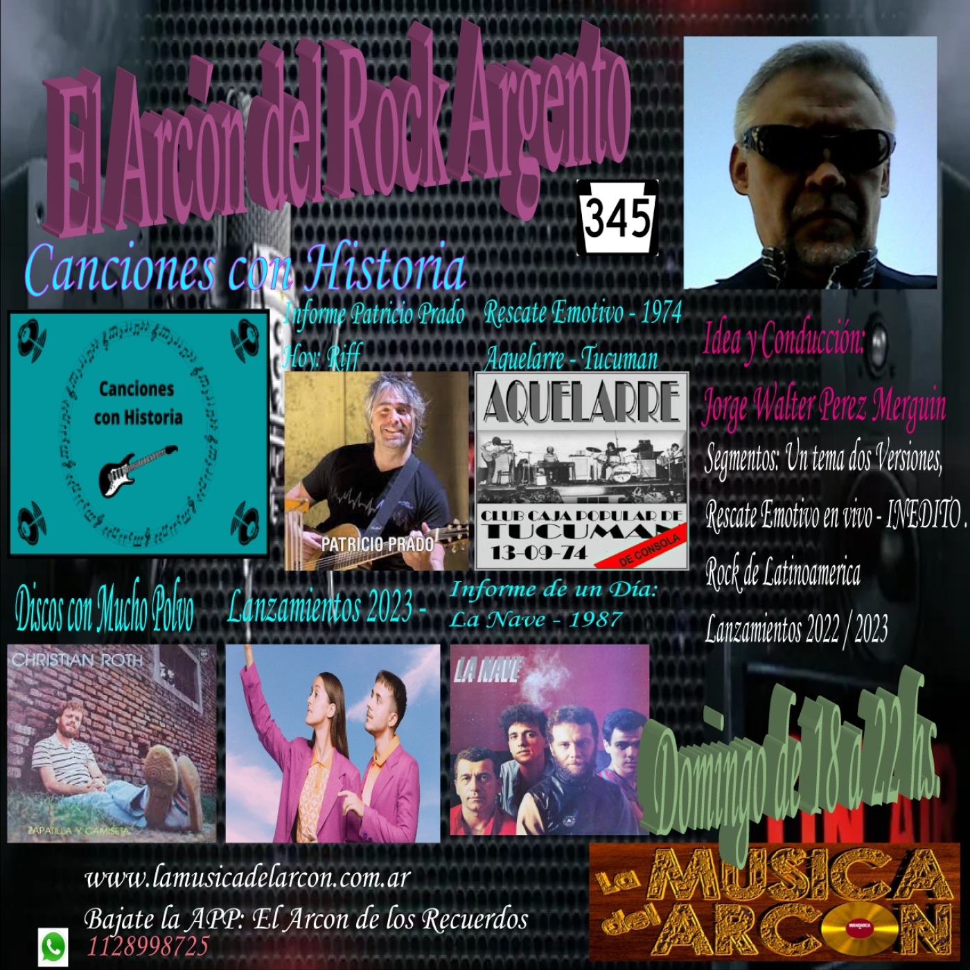 El Arcon del Rock Argento - Emision nº 345 Canciones con Historia - 30-07-2023 episode artwork