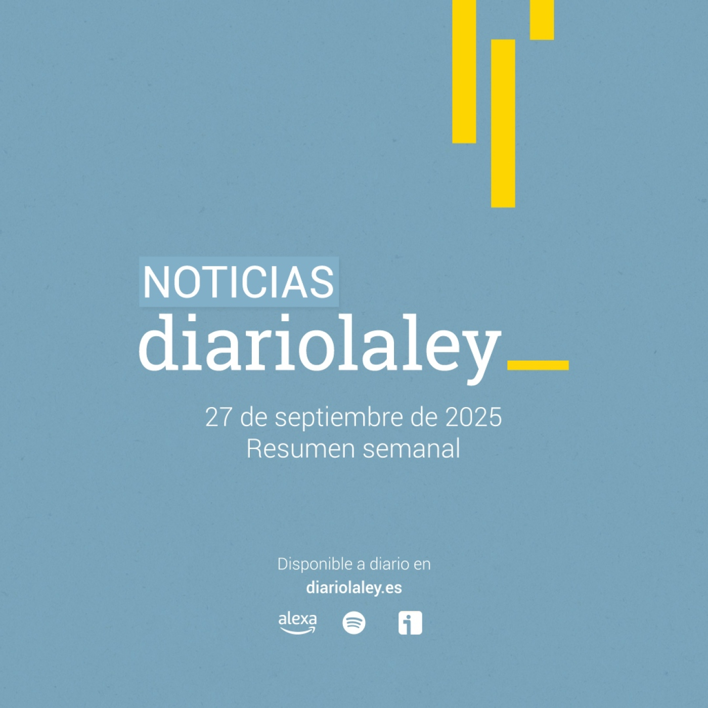 #NoticiasLALEY Sábado 27 de septiembre