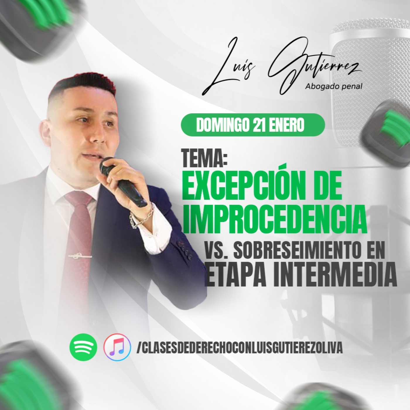 Clases de derecho, con Luis Gutierrez Oliva