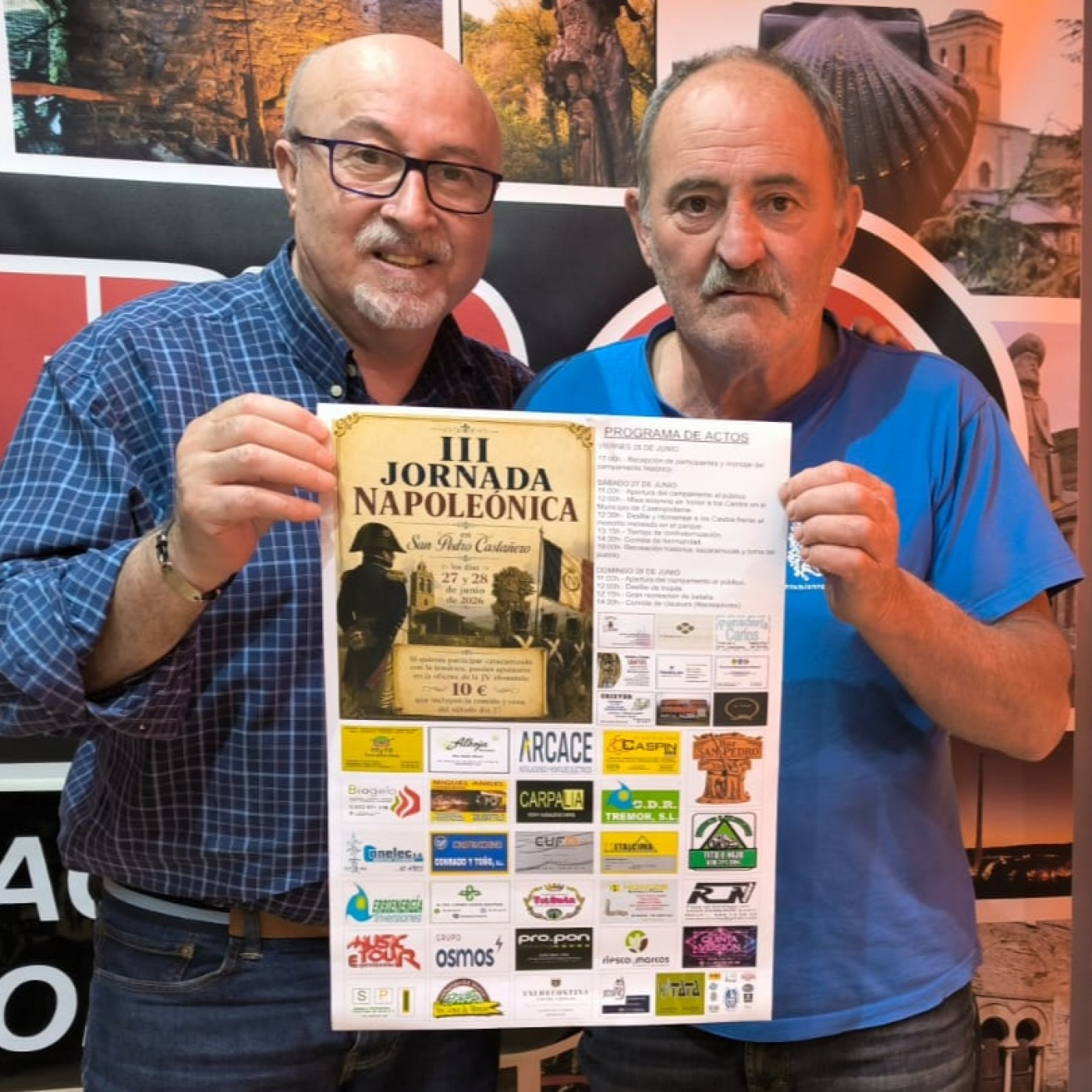 Román Díaz Rodríguez es el pedeáneo de San Pedro Castañero y nos habla de la III Edición de las Jornadas Napoleónicas