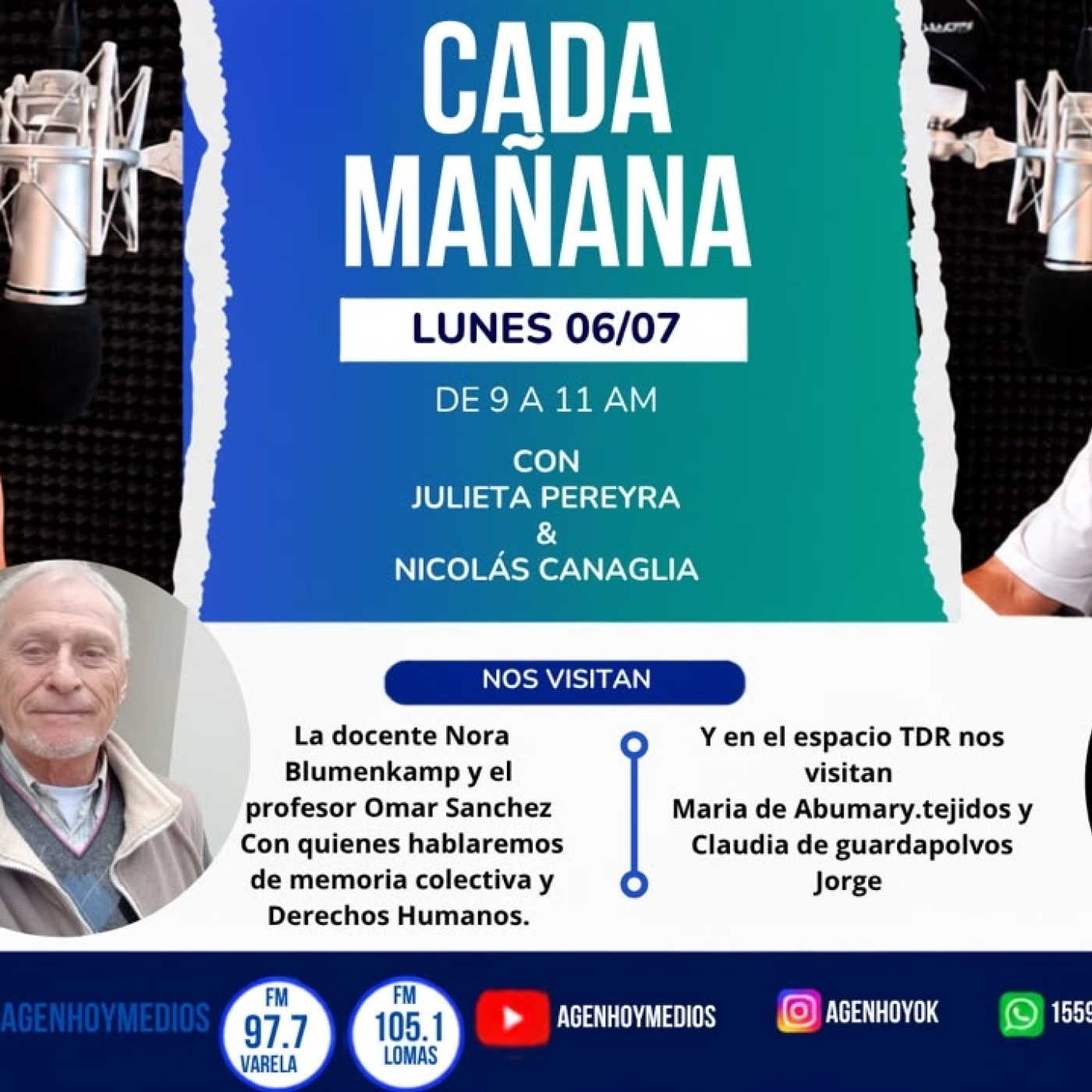 #CadaMañana - Prof.Nora Blumenkamp y Omar Sánchez Parte 2 episode artwork