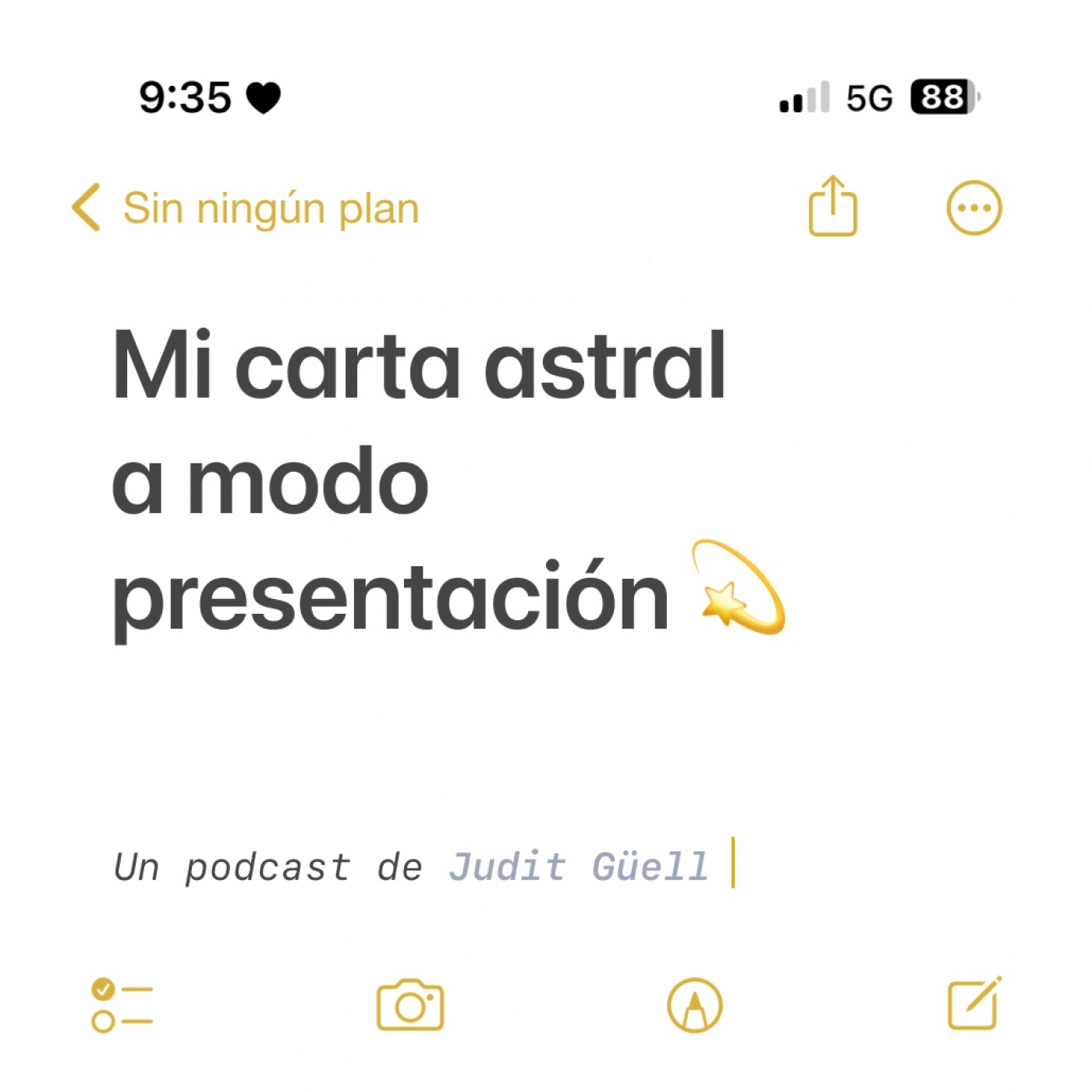 Sin ningún plan