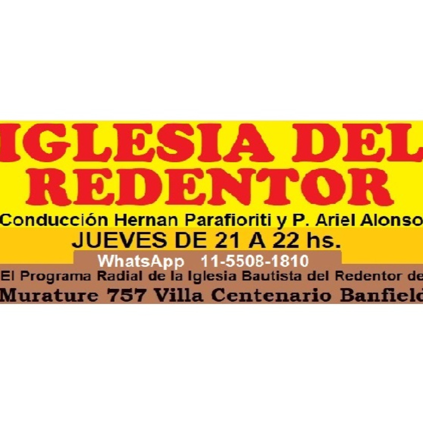 IGLESIA DEL REDENTOR – Jueves 04-06-2026 Programa N° 63 episode artwork