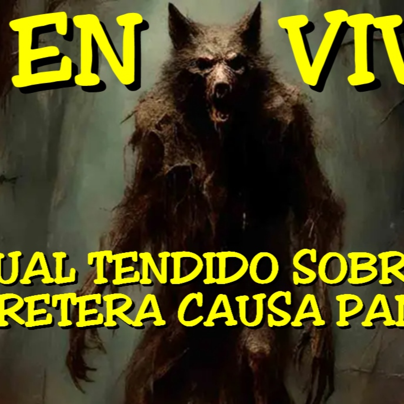 Los desvelados - 2024 - nahual tendido sobre la carretera causa panico