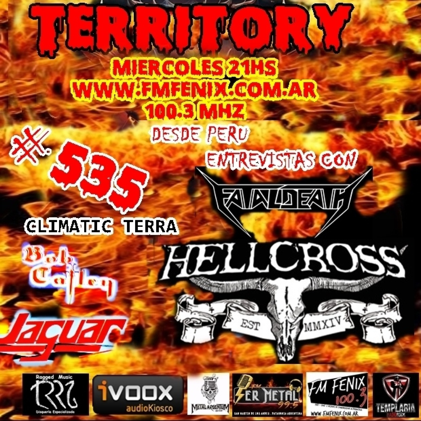 TERRITORY RADIO #535 (14-05-2025) HELLCROSS - FATAL DEATH episode artwork