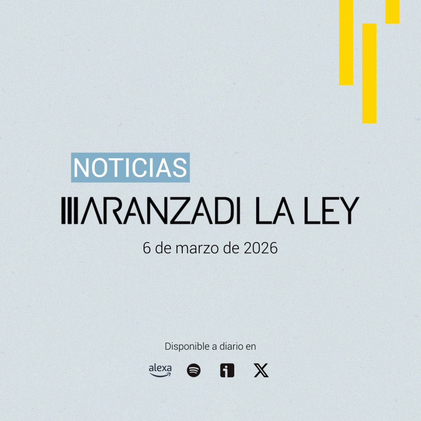 #NoticiasAranzadiLALEY Viernes 6 de marzo