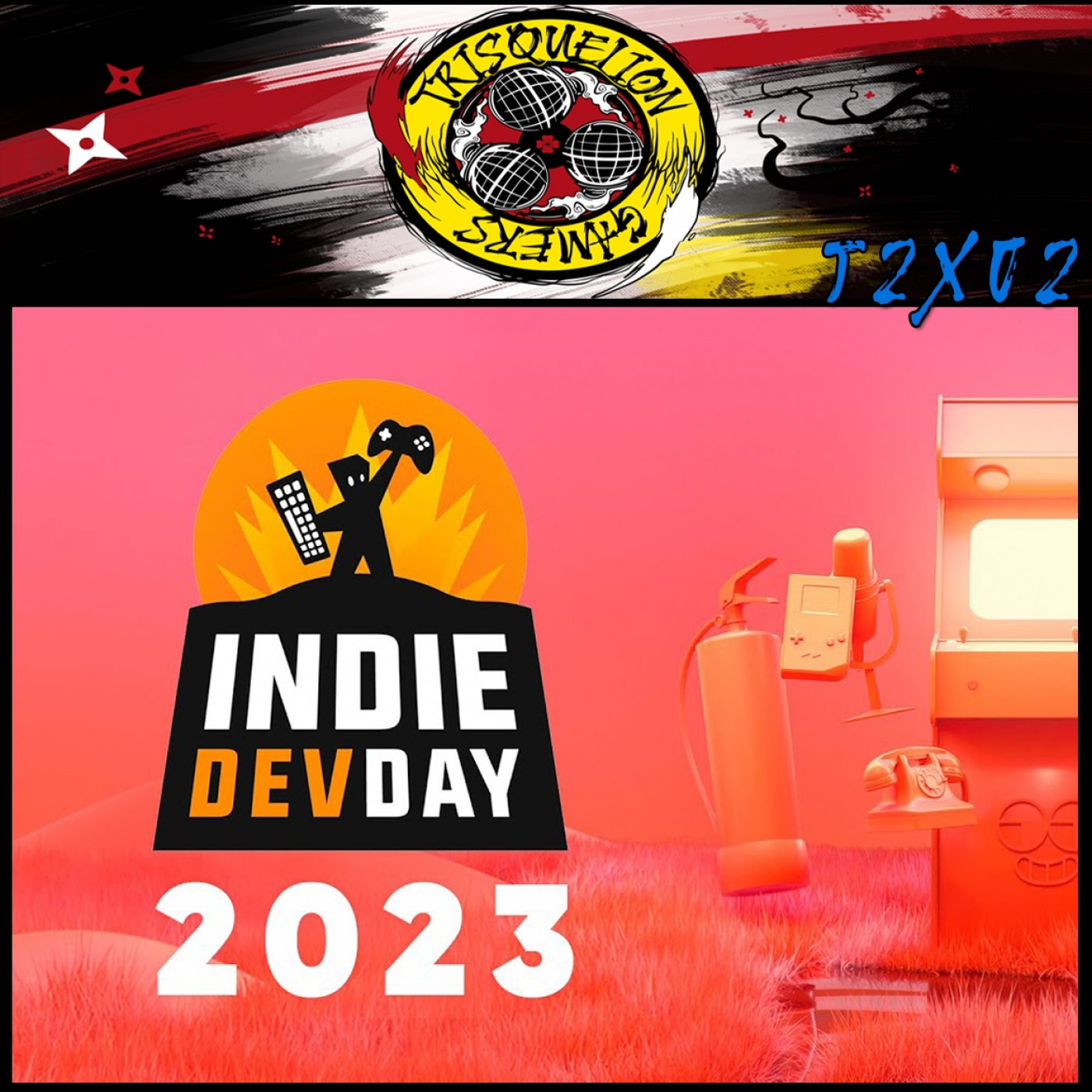 T2X02 IndieDev Day 2023 episode artwork