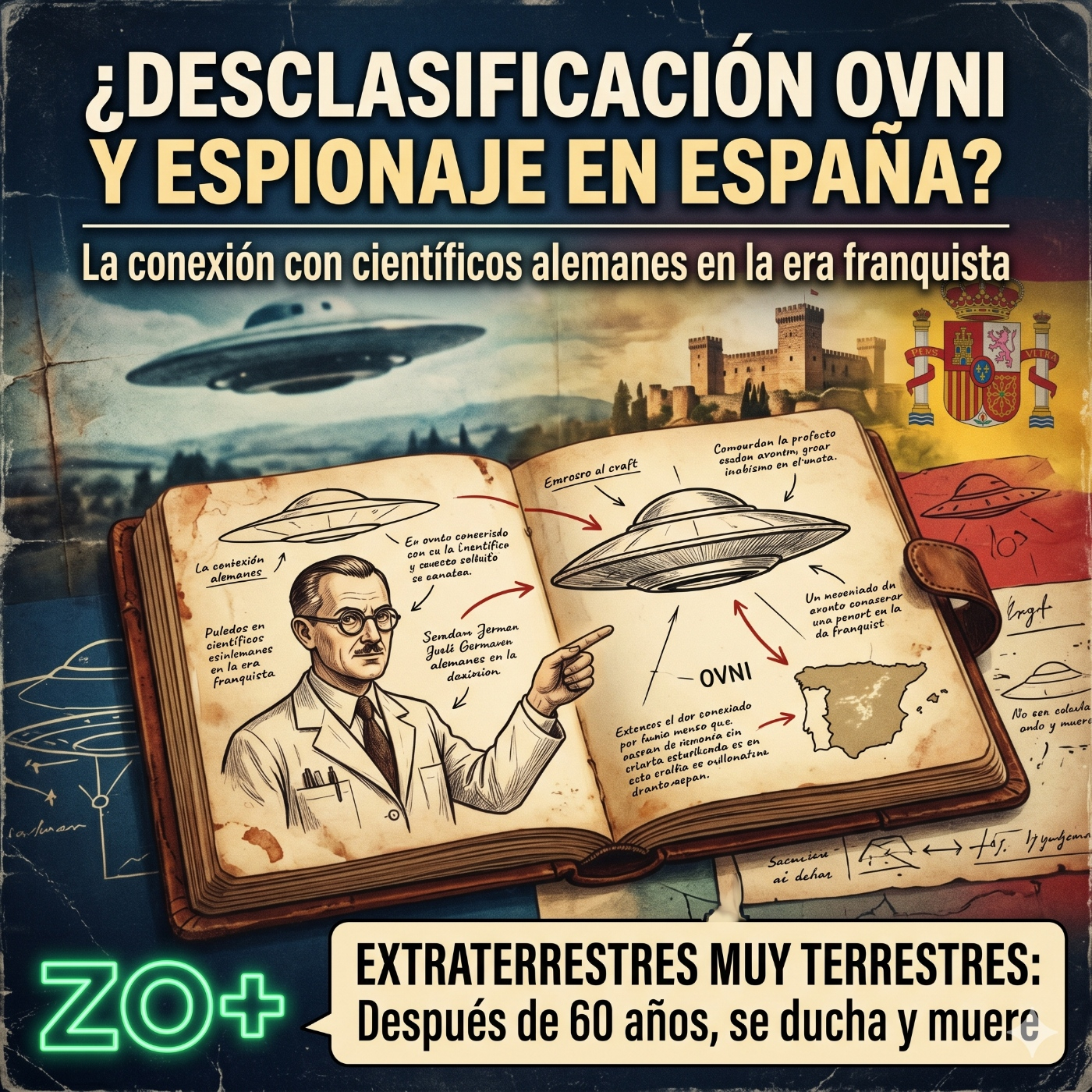 ¿Desclasificación OVNI y espionaje en España? La conexión con científicos alemanes en la era franquista episode artwork
