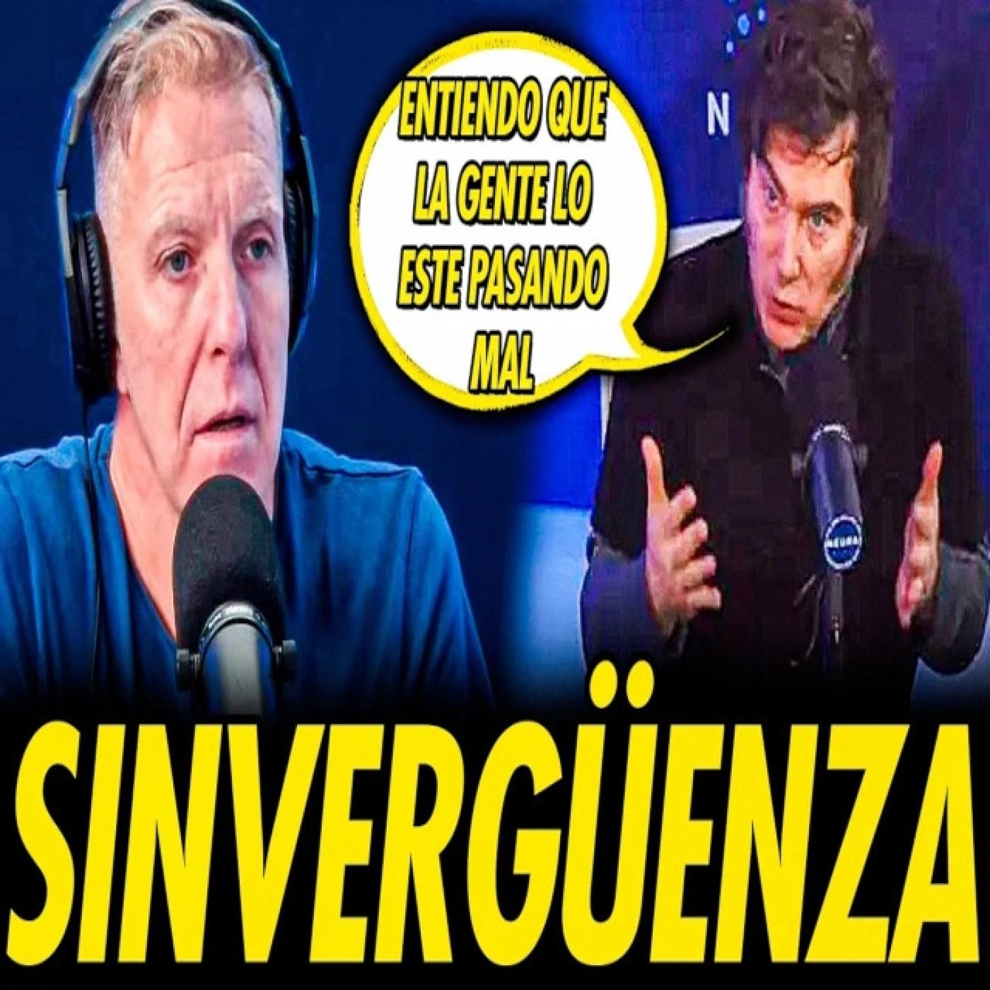 MILEI RECONOCE LA RUINA DE ARGENTINA EN UNA ENTREVISTA DISTÓPICA CON FANTINO
