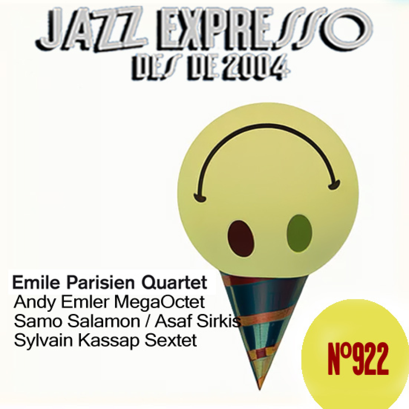 Jazz Expresso a Sants3Ràdio(19-04-24)922:Emile Parisien,Andy Emler,Samo Salamon / Asaf Sirkis,Sylvain Kassap. episode artwork