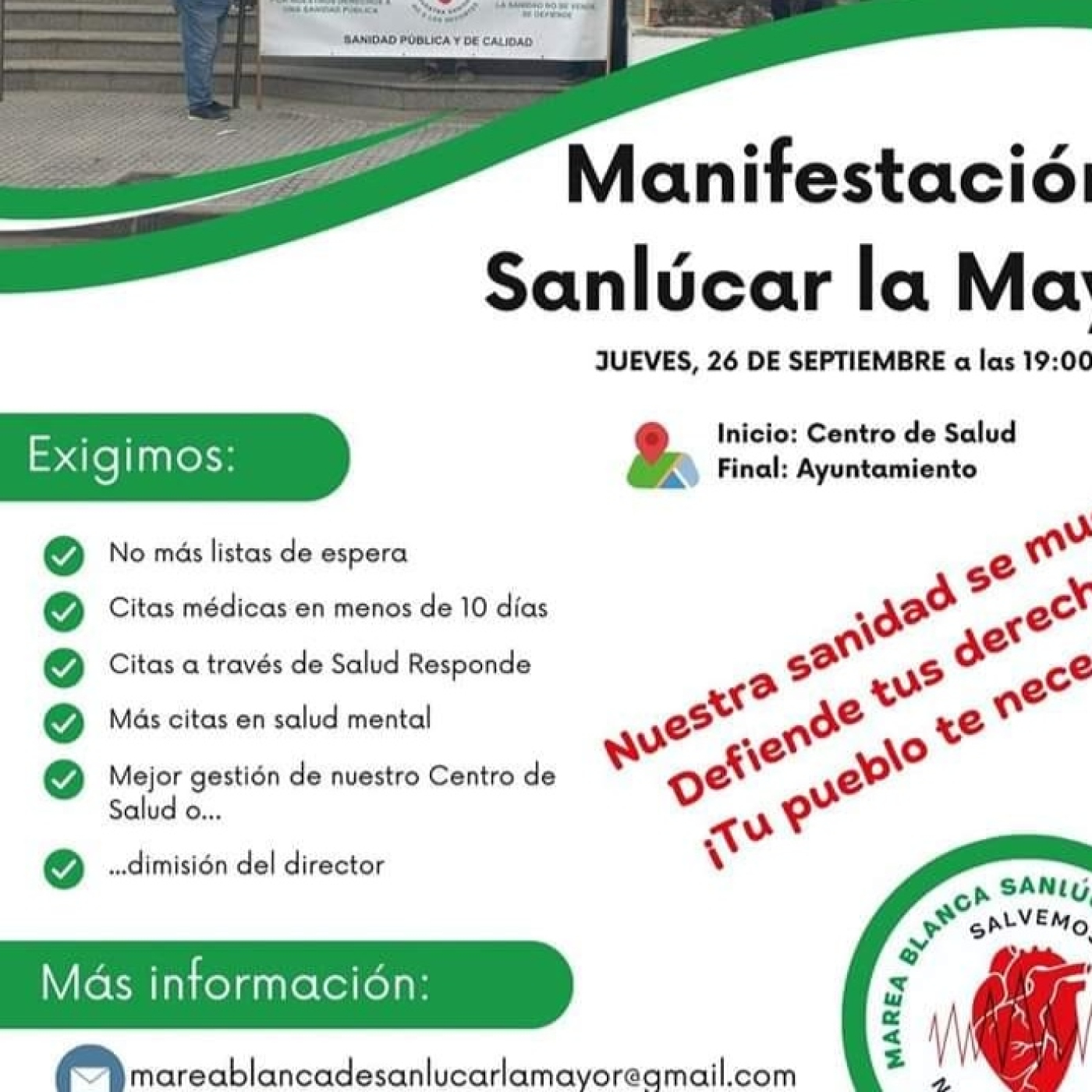 Intervención de Marea Blanca "Siguen dando citas a más de un mes" MANIFESTACIÓN episode artwork