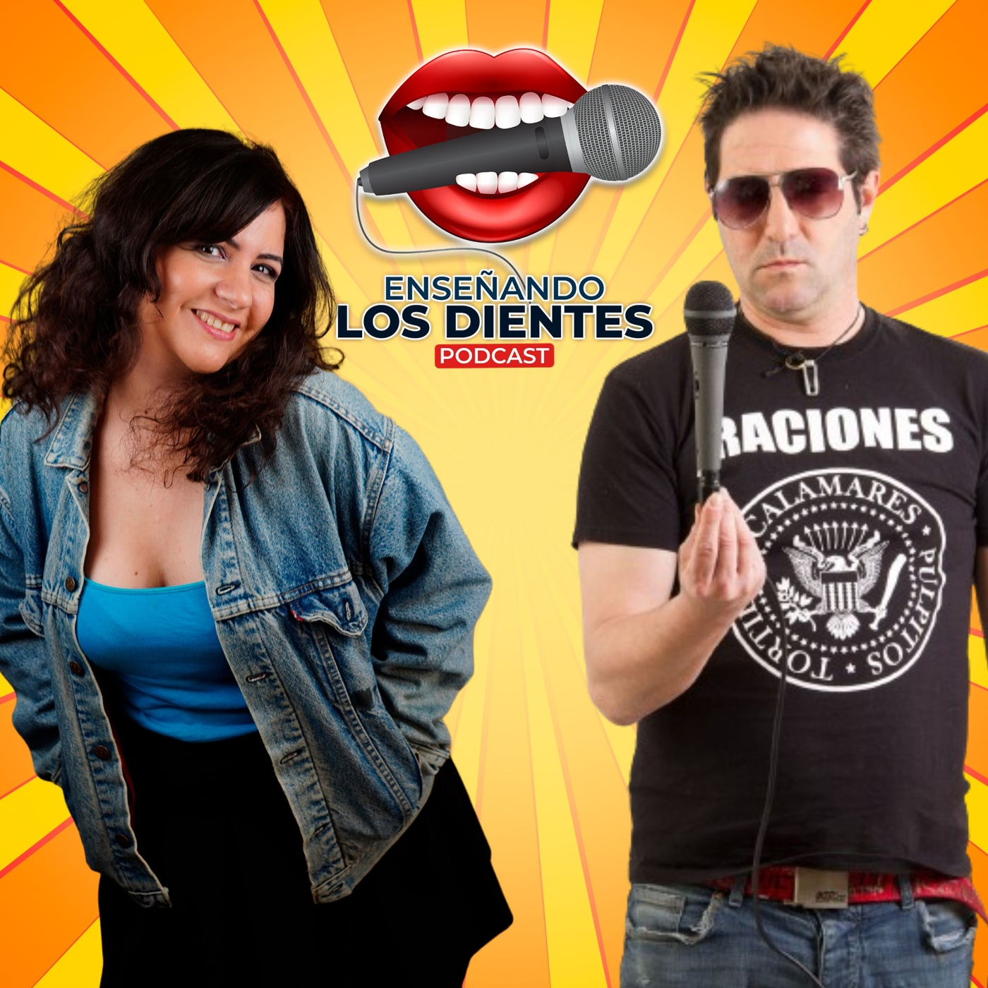 Enseñando los dientes