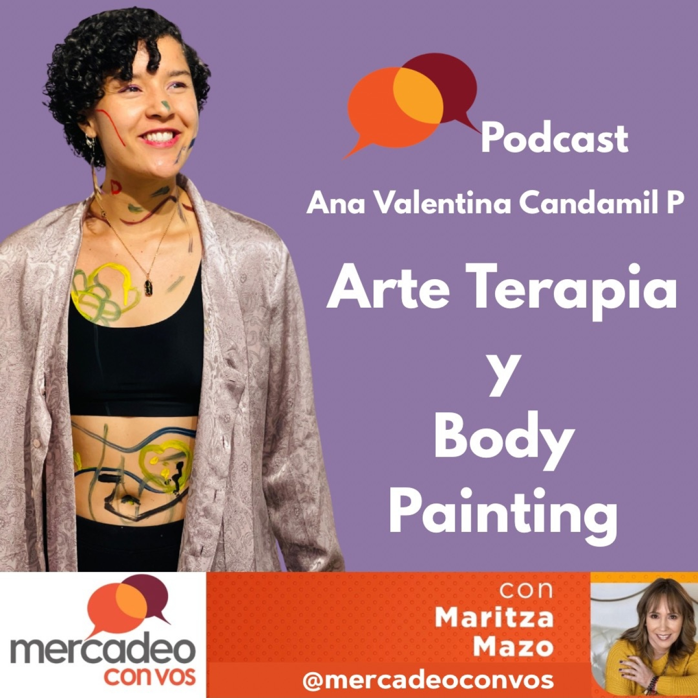 Arte Terapia y Body Painting con Ana Valentina Candamil Posada episode artwork