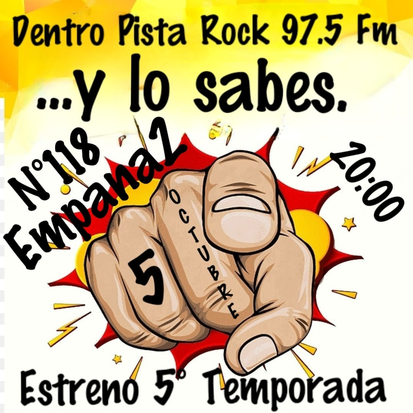 Dentro Pista Rock 97.5 FM