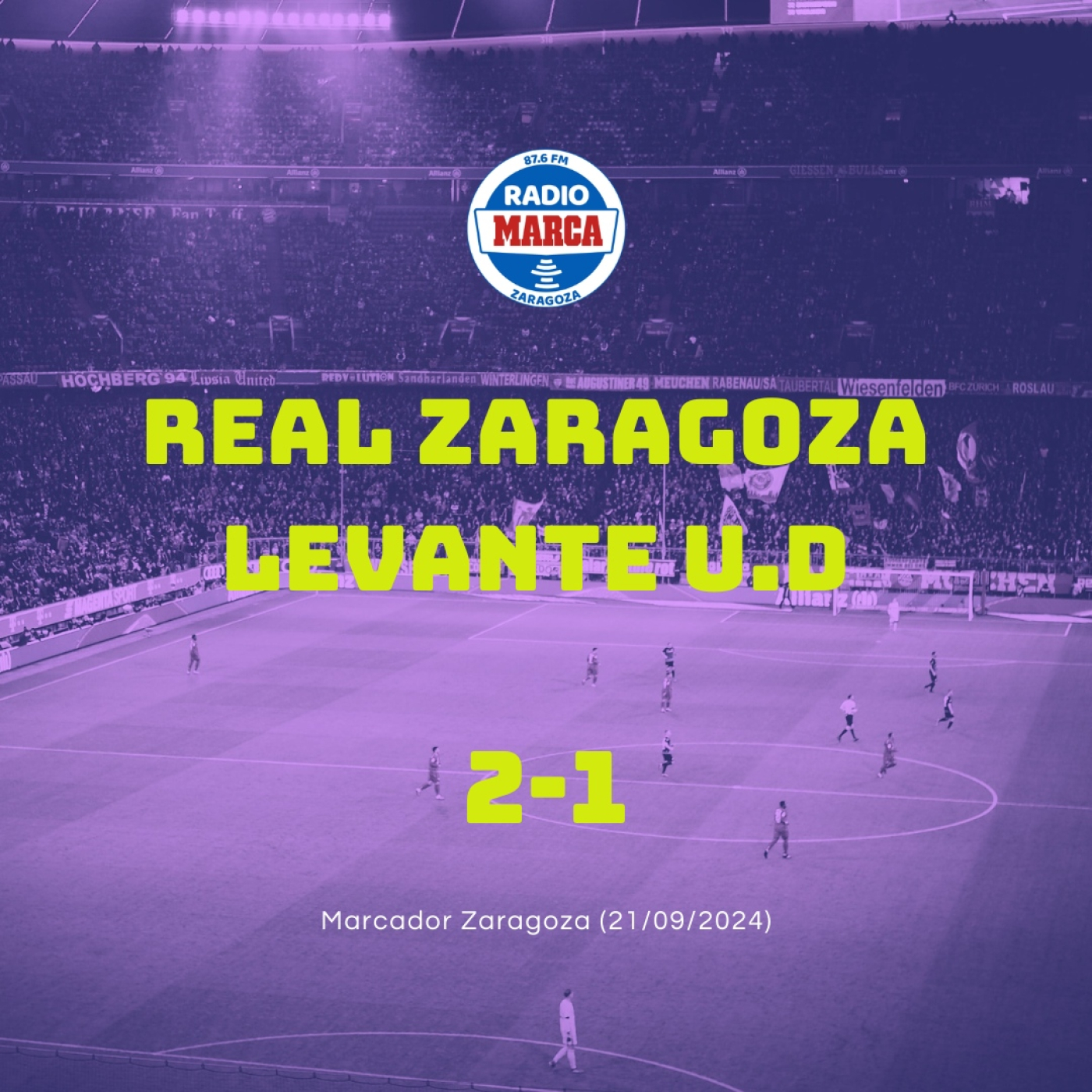 21-09-2024 Marcador Zaragoza GOLES episode artwork