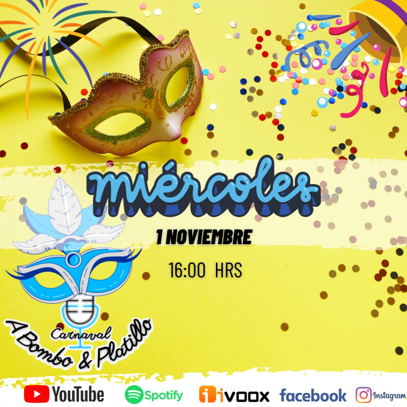CARNAVAL A BOMBO Y PLATILLO