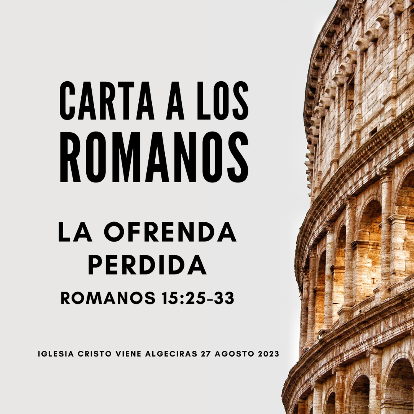 Predicaciones Iglesia Cristo Viene