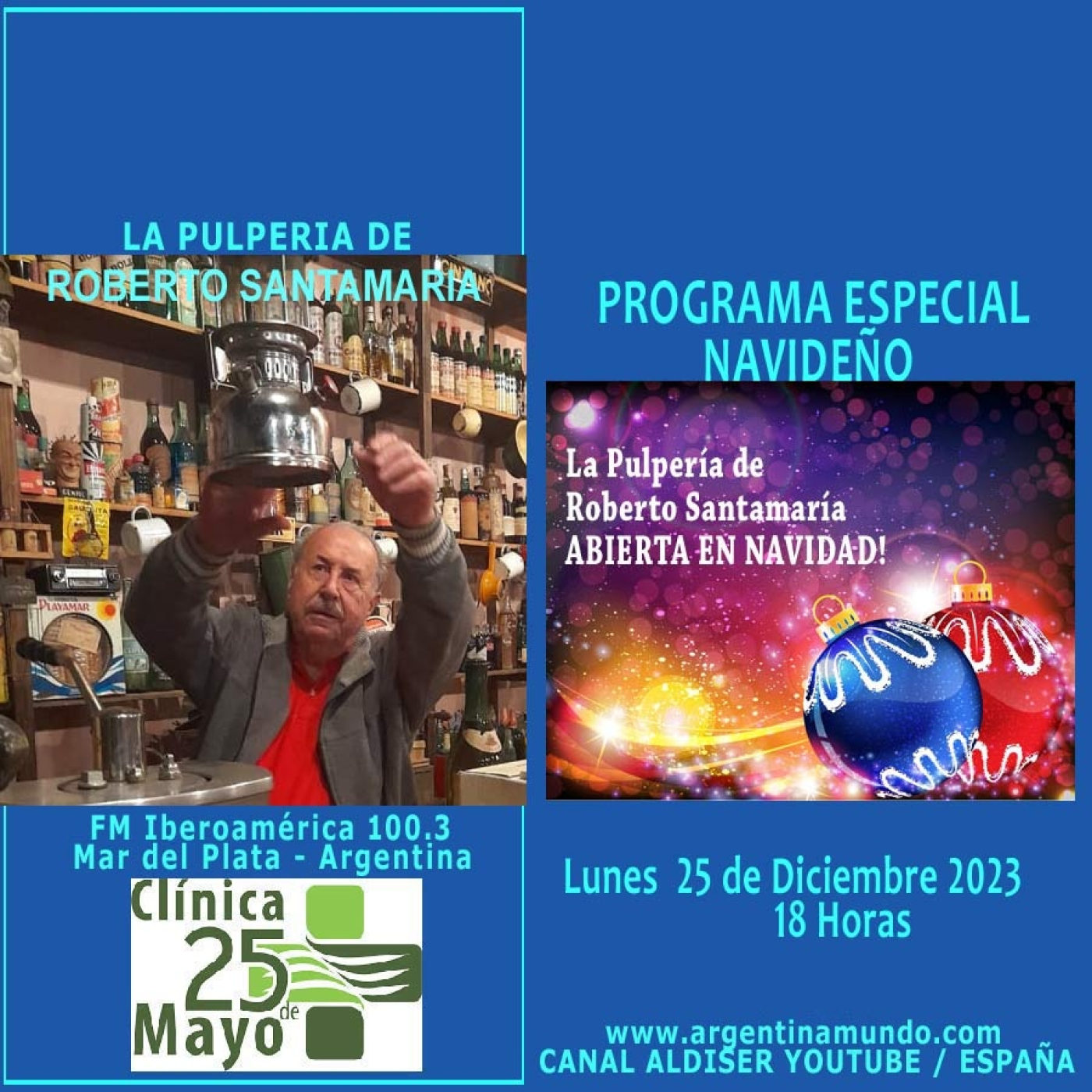 Llega la Navidad - Pulpería de Roberto Santamaría FM IBeroamérica 100.3 Argentina episode artwork