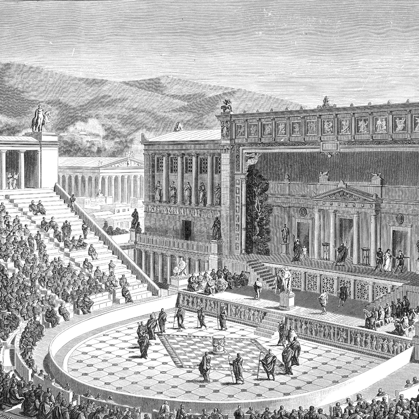 El teatro en Atenas, mucho más que un espectáculo de masas