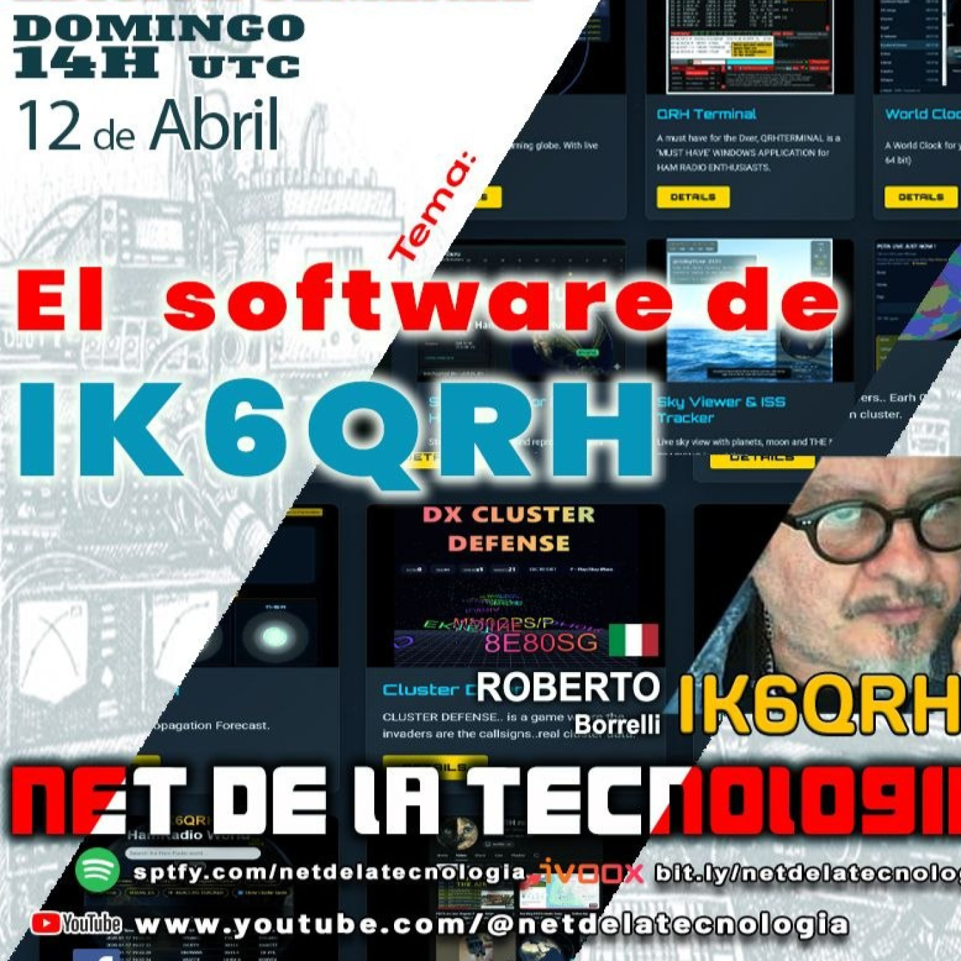 #523 Los programas para radioaficionados de IK6QRH Roberto episode artwork