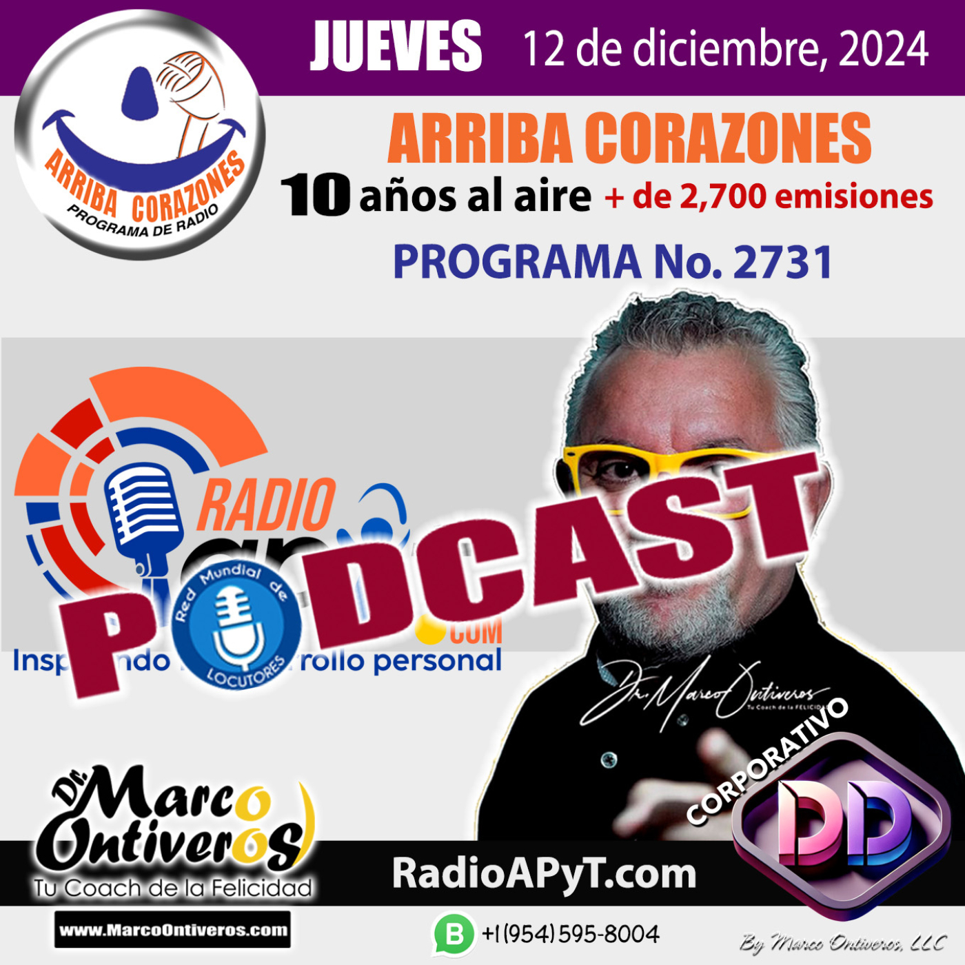 ARRIBA CORAZONES El Programa más besucón d l radio