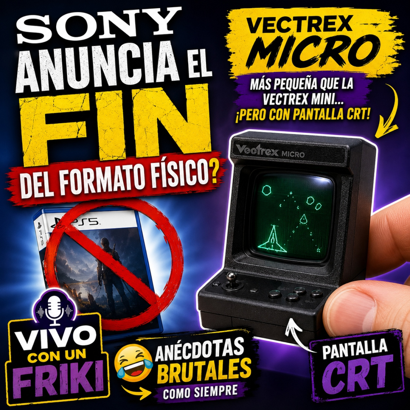 2x43 Vectrex MICRO y el FIN DEL FORMATO FISICO episode artwork