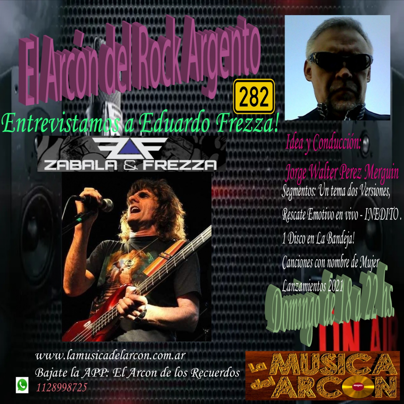 El Arcon del Rock Argento - Emision n° 282 con Eduardo Frezza 96- 03-04-2022 episode artwork