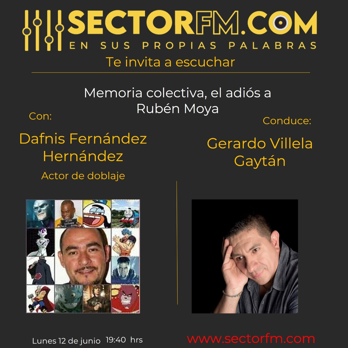 El legado de Rubén Moya con el actor Dafnis Fernández 12-06-23 episode artwork