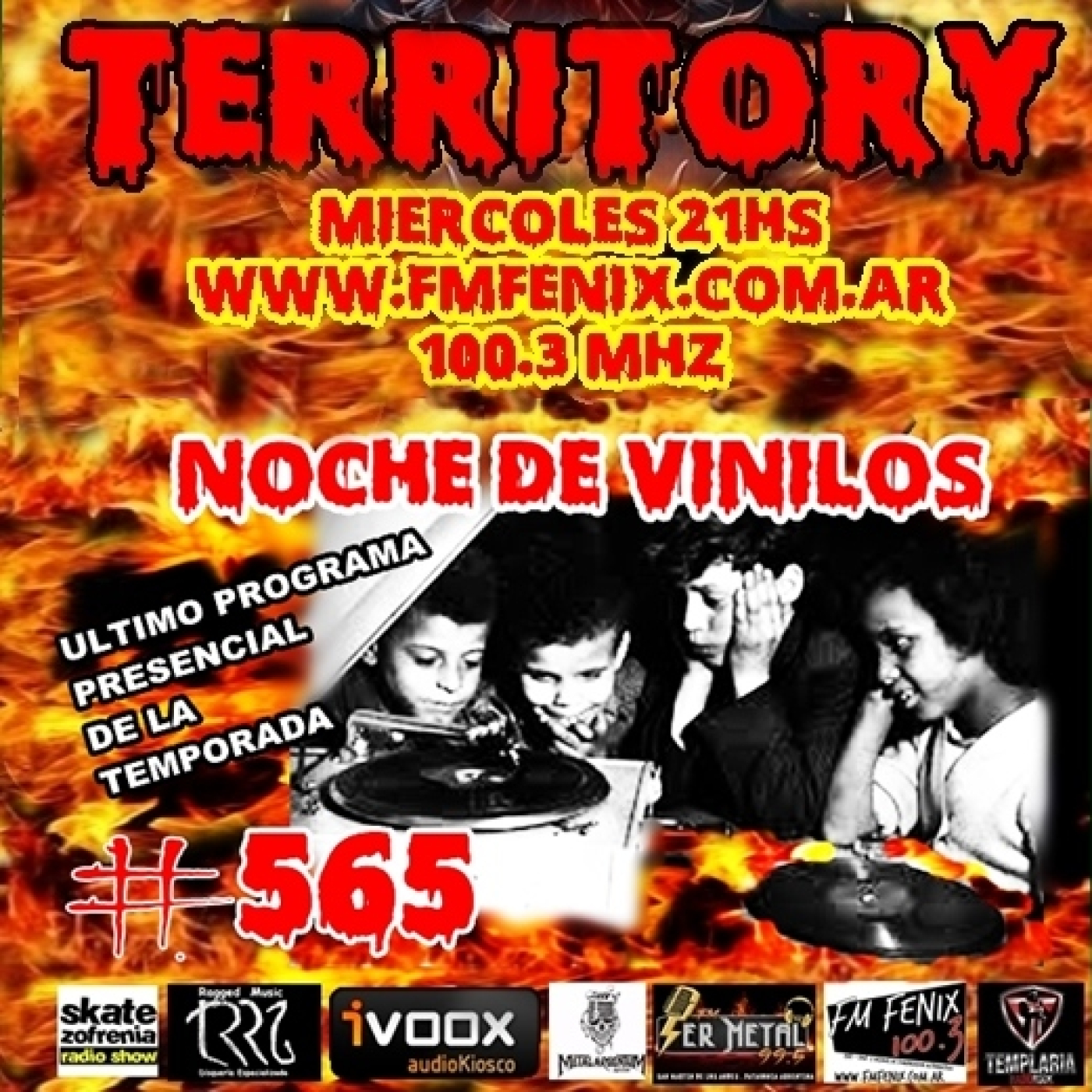 TERRITORY RADIO #565 (17-12-2025) NOCHE DE VINILOS episode artwork