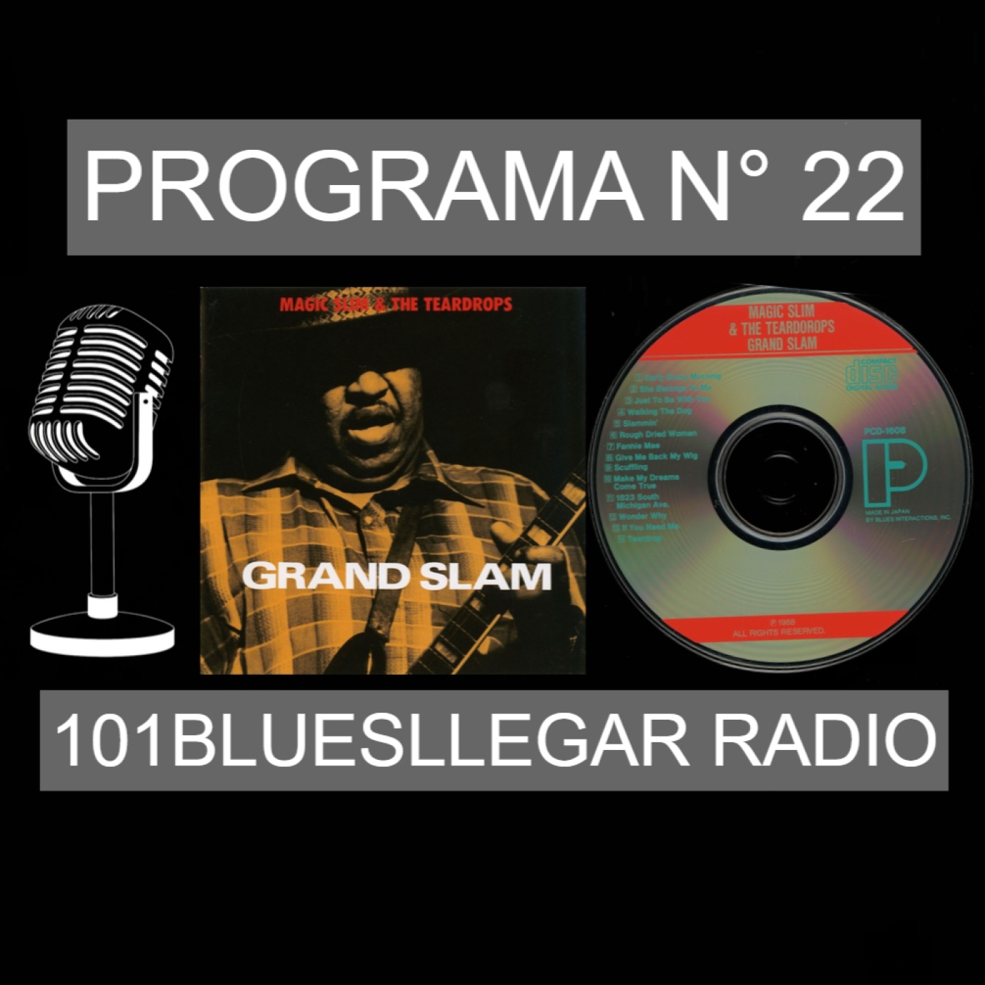 101Bluesllegar Radio - Programa N° 22 (2026) Magic Slim & The Teardrops episode artwork