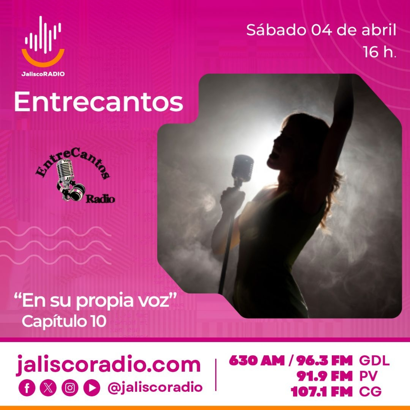 Programa Entrecantos 04 de abril, 2026: "En su propia voz" - Capítulo 10 episode artwork