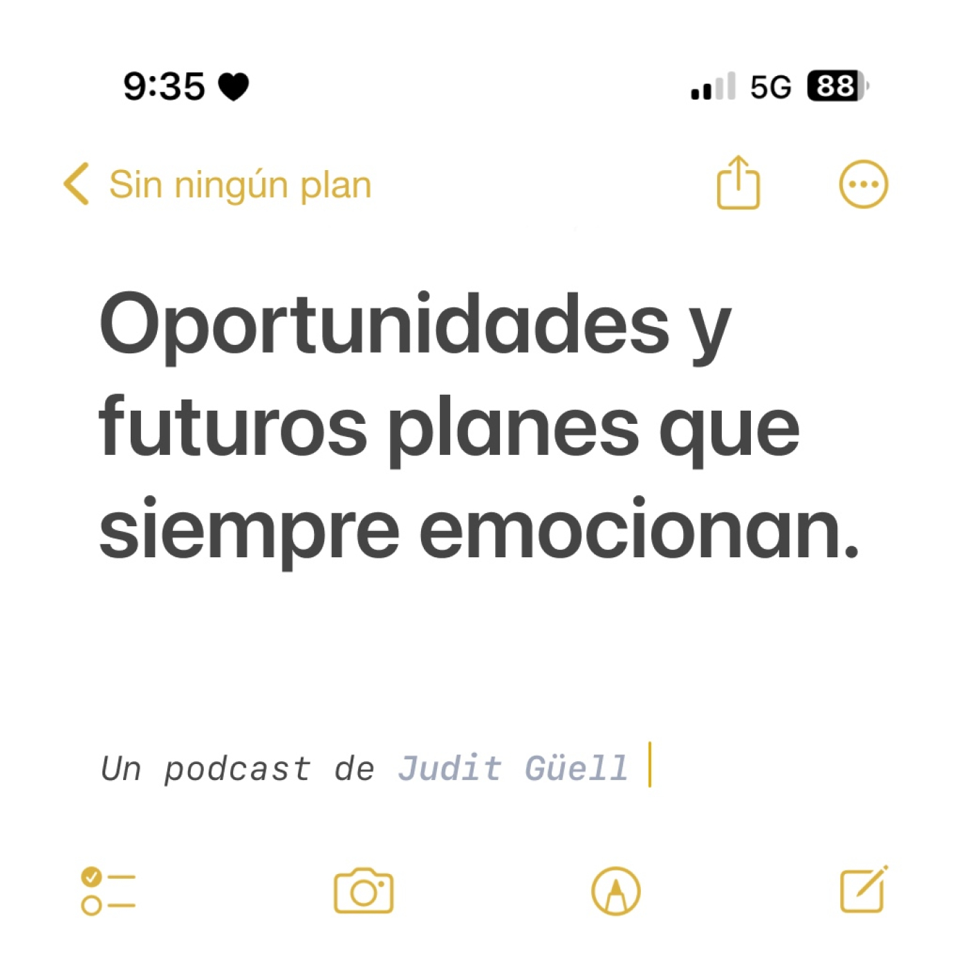 Sin ningún plan