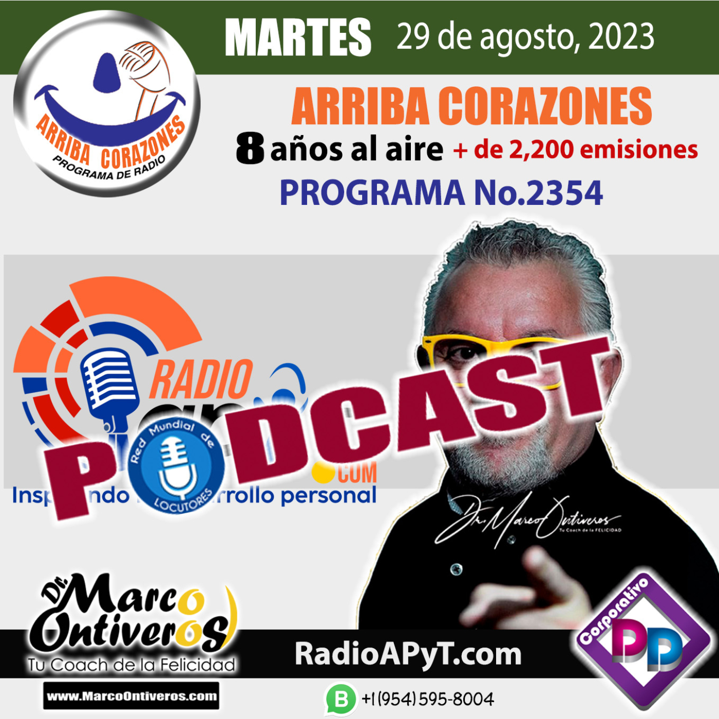 2354-arriba-corazones-2023-08-29-MARTES-RobertoCarlos episode artwork