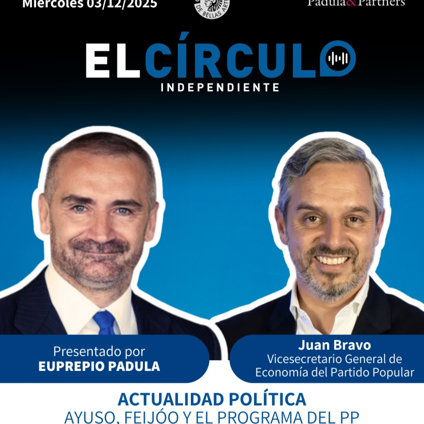 Episodio 126: Juan Bravo (Vicesecretario General de Economía del PP) episode artwork