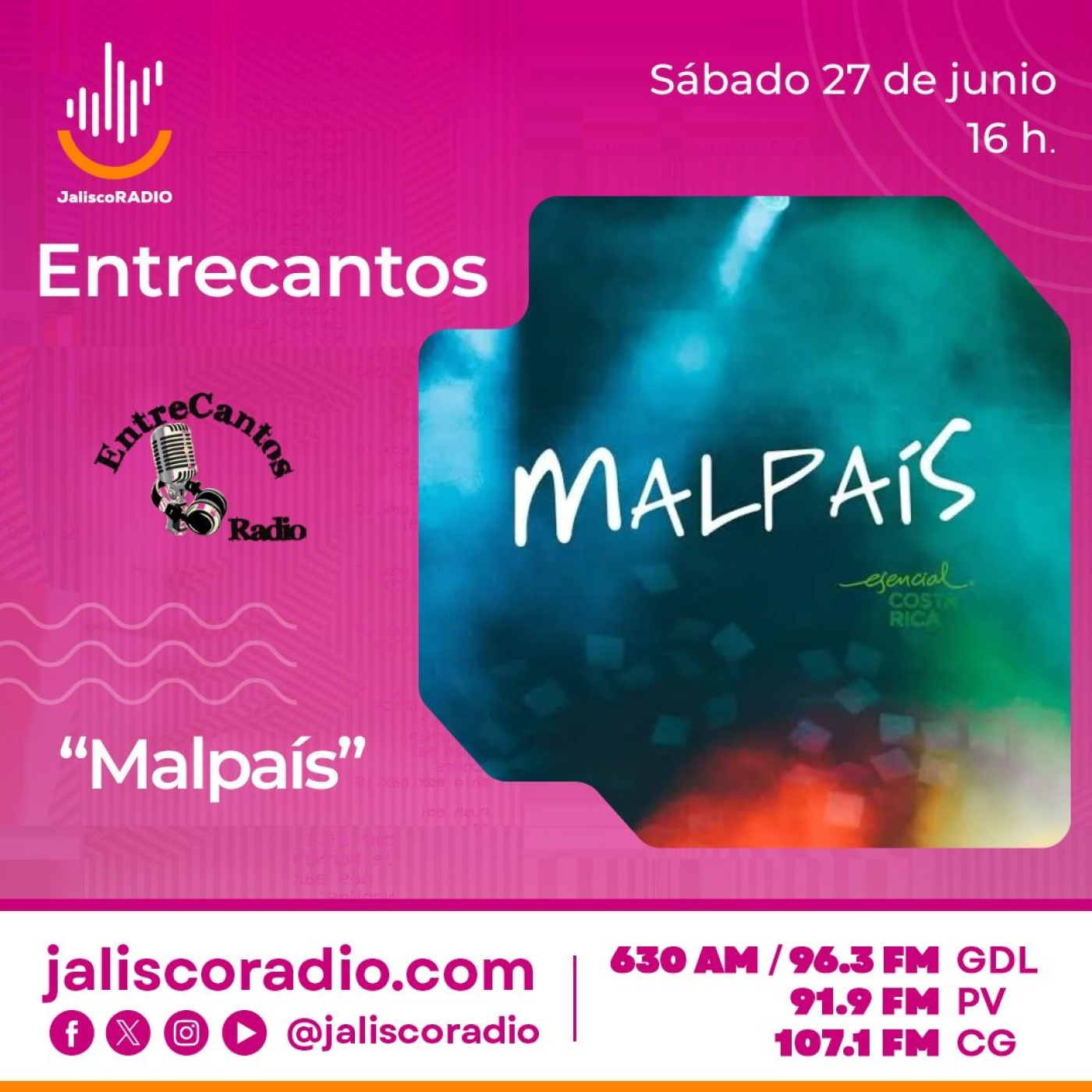 Programa Entrecantos 27 de junio, 2026: "Malpaís" episode artwork