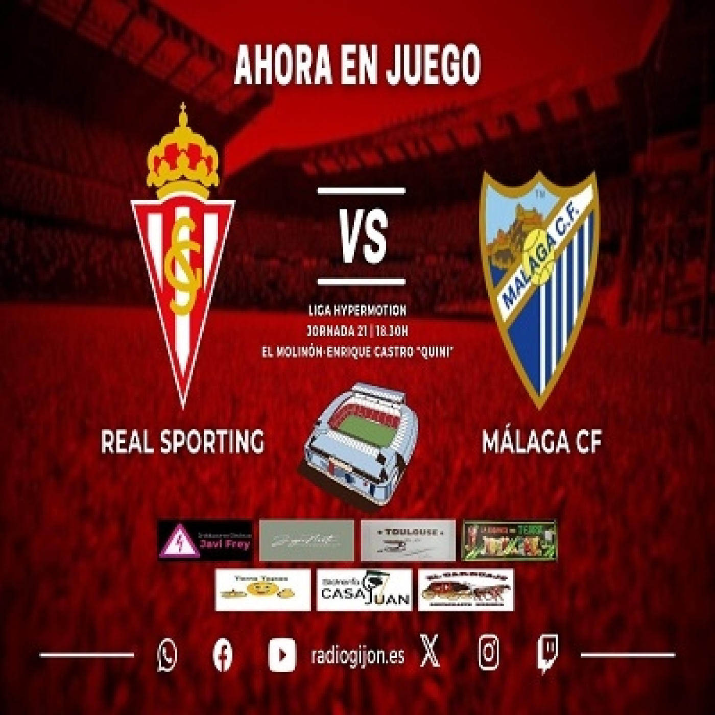 Ahora En Juego J21 #LigaHypermotion #RealSportingMálaga episode artwork