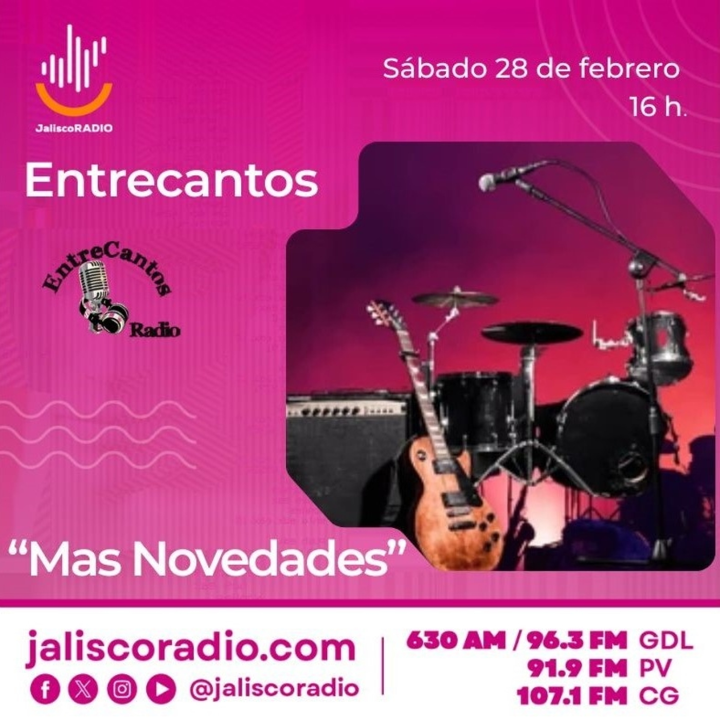 Programa Entrecantos 28 de febrero, 2026: "Mas Novedades" episode artwork