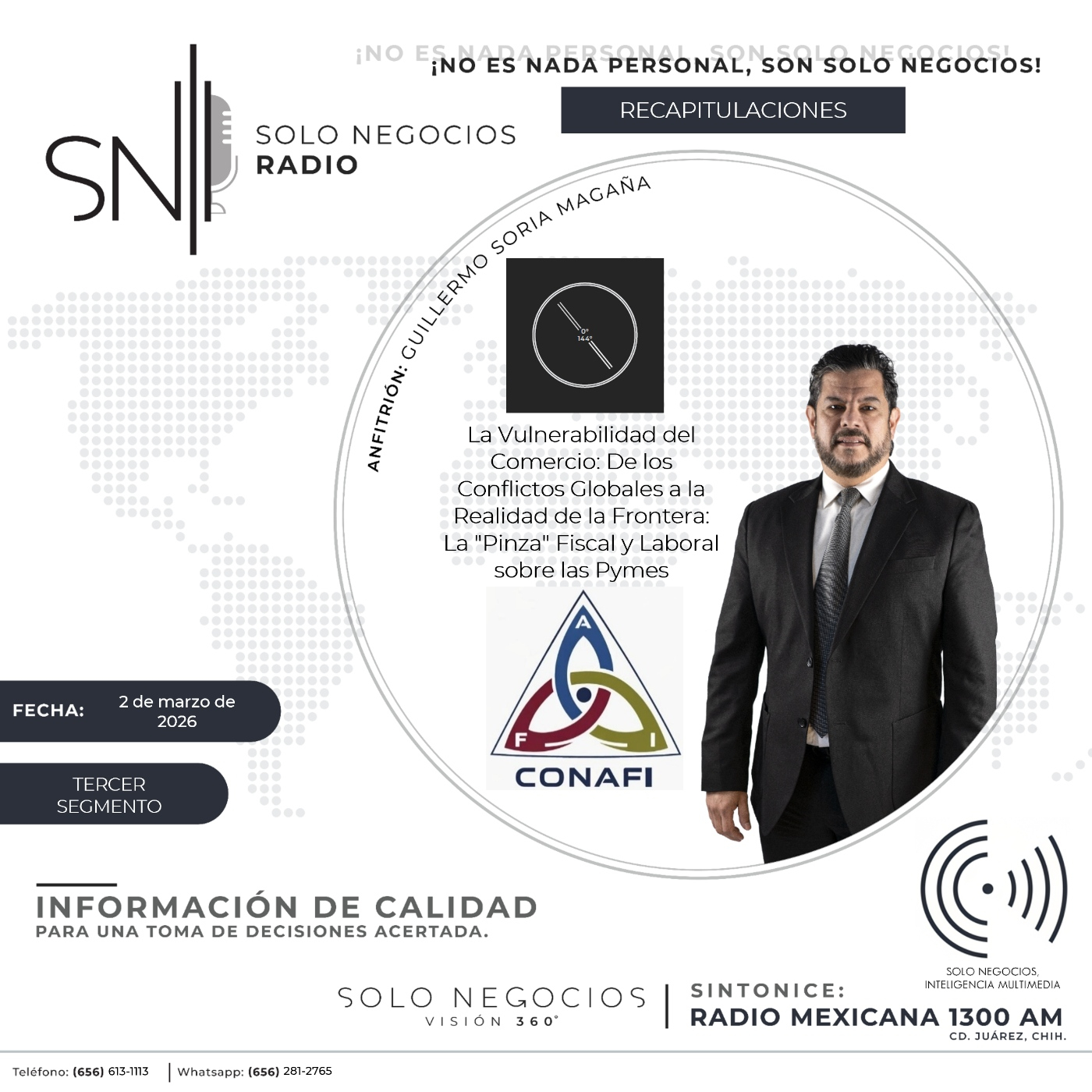 [SNR] Tercer segmento de Solo Negocios Radio del 20 de marzo de 2026 episode artwork