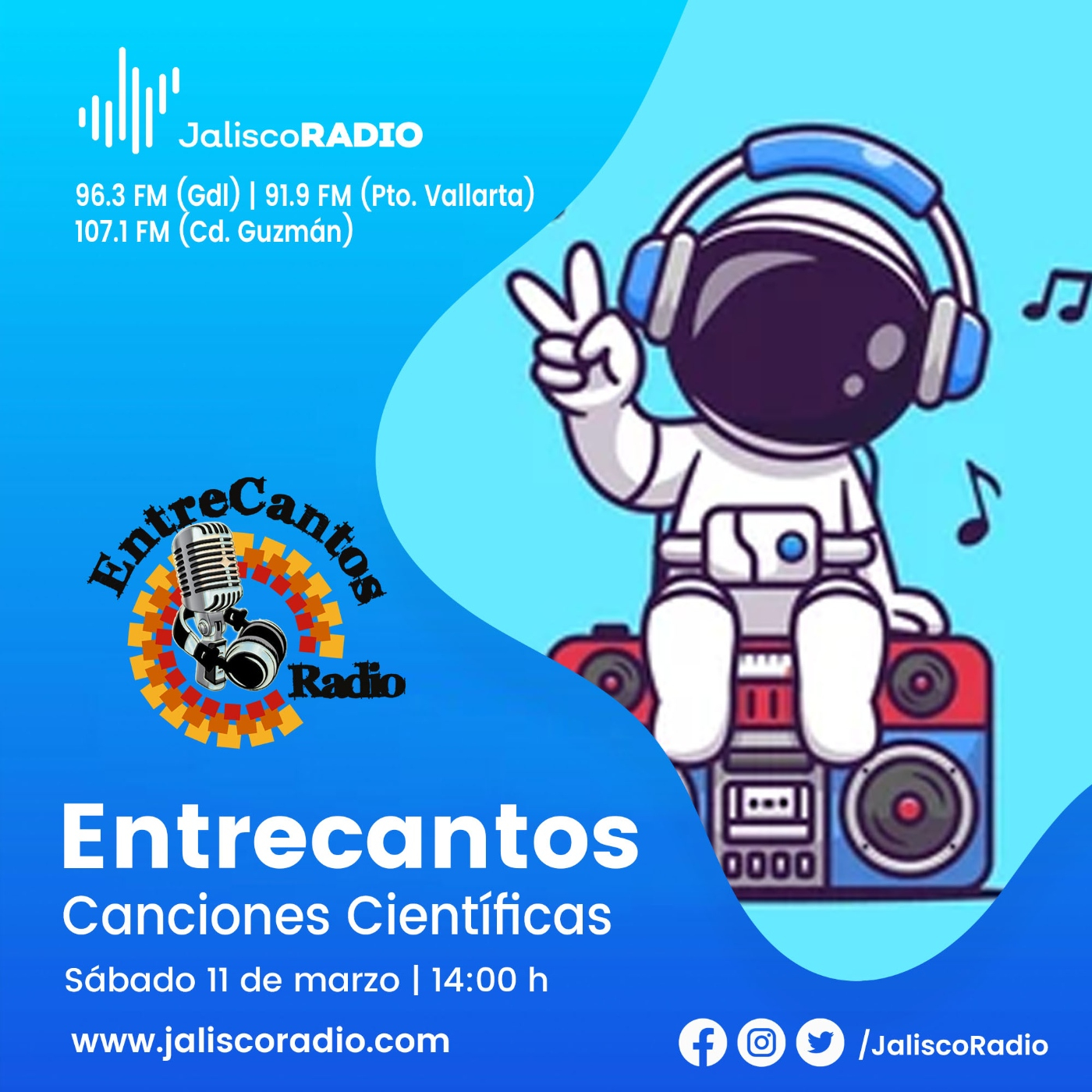 Programa Entrecantos 11 de marzo, 2023: Canciones Científicas episode artwork