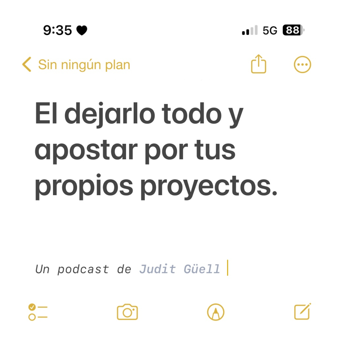 Sin ningún plan