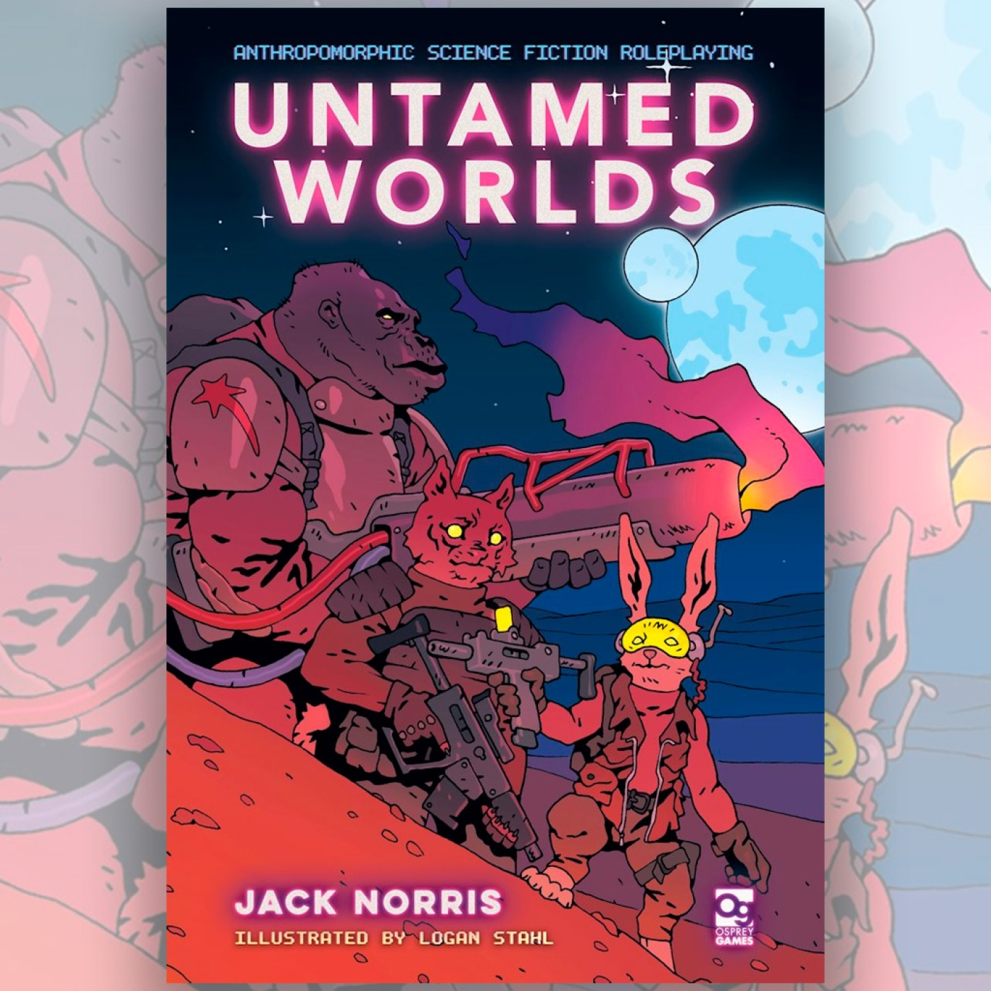 Episode 520: Untamed Worlds, Anthropomorphic Science Fiction Roleplaying, interview with author Jack Norris episode artwork