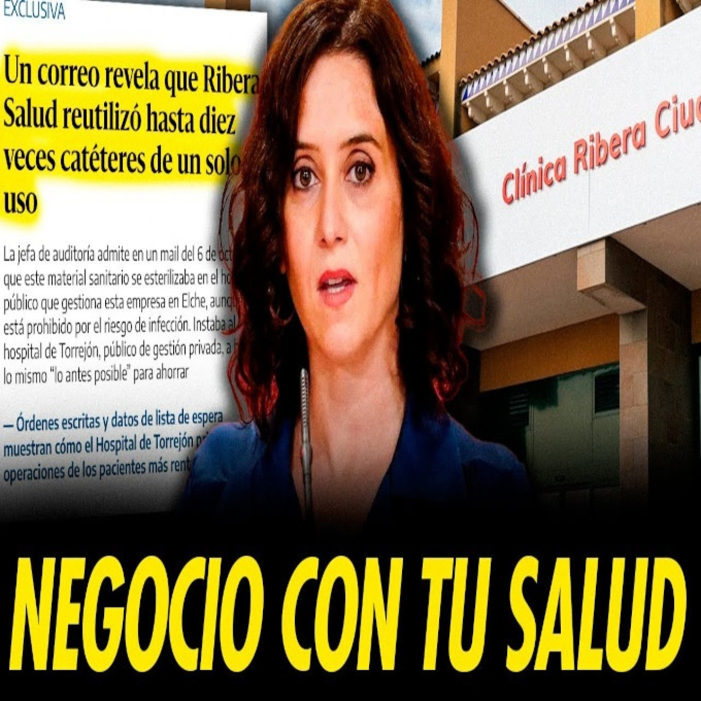 CASO RIBERA SALUD: ASÍ ES REALMENTE EL NEGOCIO DE LA SANIDAD PRIVADA DEL NOVIO DE AYUSO