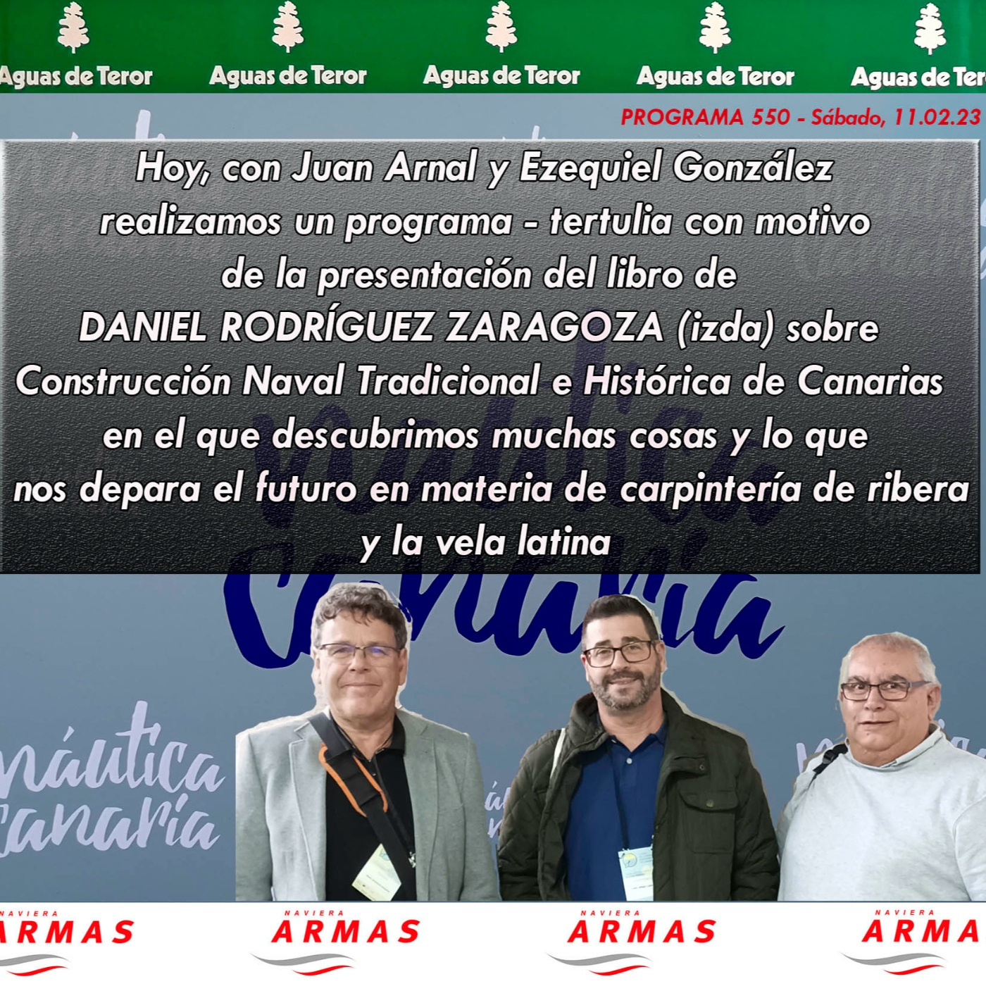 Náutica Canaria Radio.- 550.- Con Daniel Rodríguez Zaragoza hablamos de construcción naval 11feb23 episode artwork