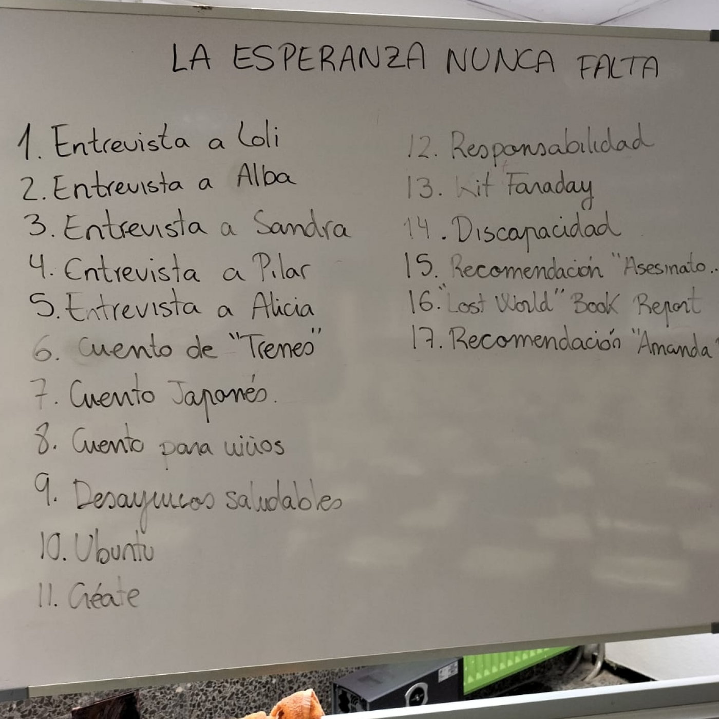 La Esperanza nunca falta, programa realizado en la clase de 5º del CEIP Esperanza episode artwork